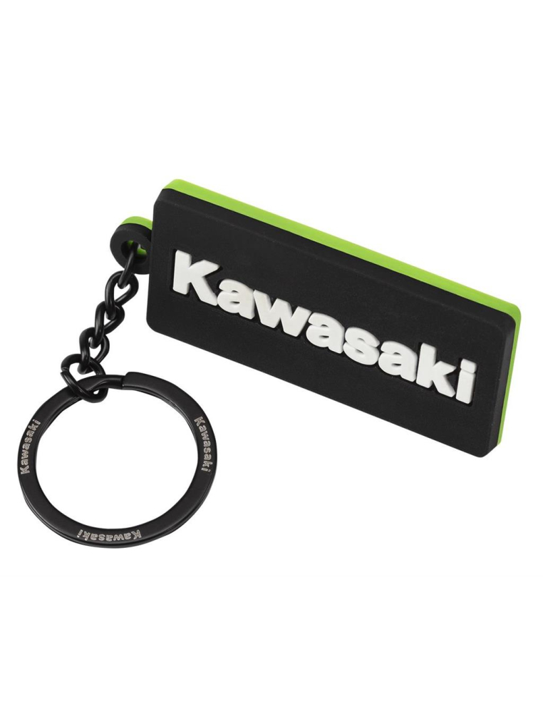 Kawasaki Black Green portachiavi