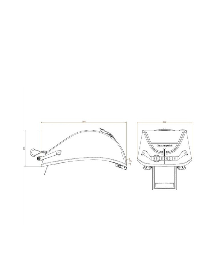 Borsa serbatoio (4L) Z900 + staffe