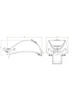 Borsa serbatoio (4L) Z900 + staffe