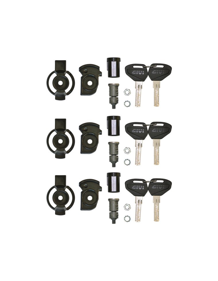 Kit Unificazione Chiavi Security Lock Givi per 3 valigie