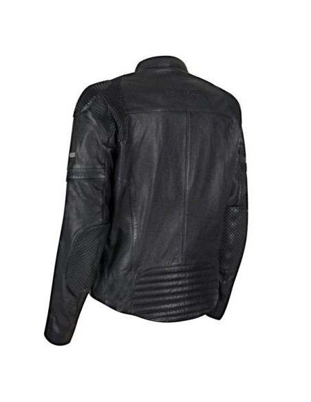 Giacca in pelle Kawasaki RS Nera